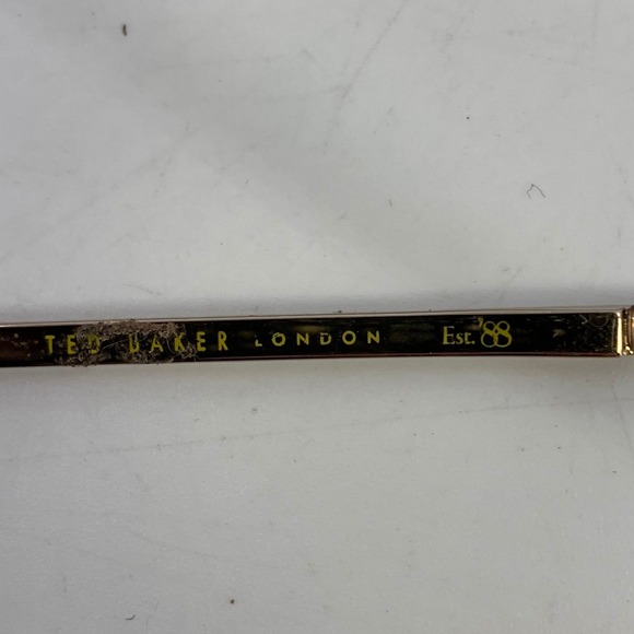 Ted Baker London Gold Aviator Sunglasses TWS226 57-14 Brown Gradient Lenses - Picture 8 of 8